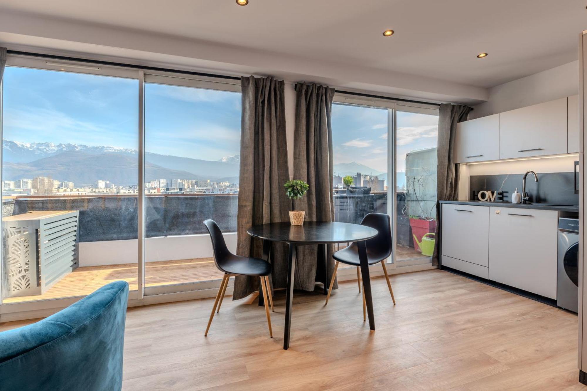 Studio Vue Montagne เกรอน็อบล์ ภายนอก รูปภาพ